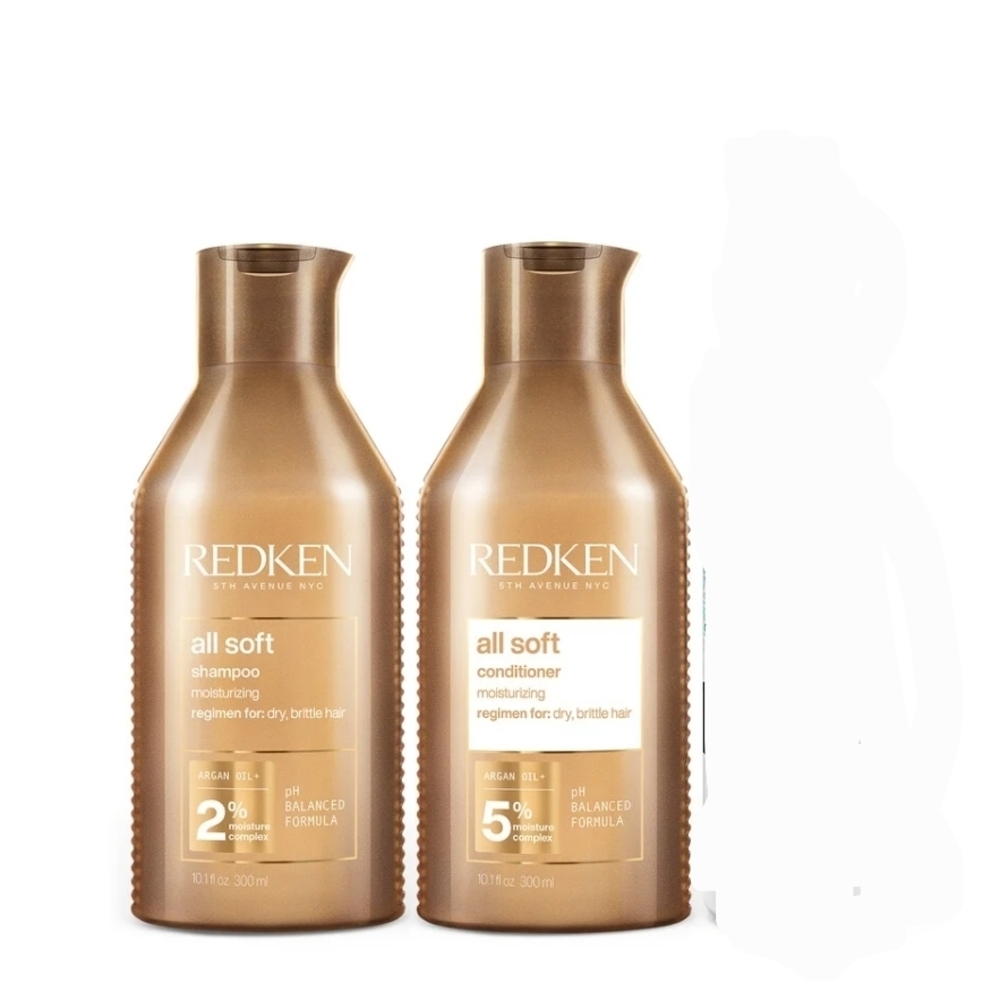 Redken All Soft Moisturizing Shampoo & Conditioner Set Full Size